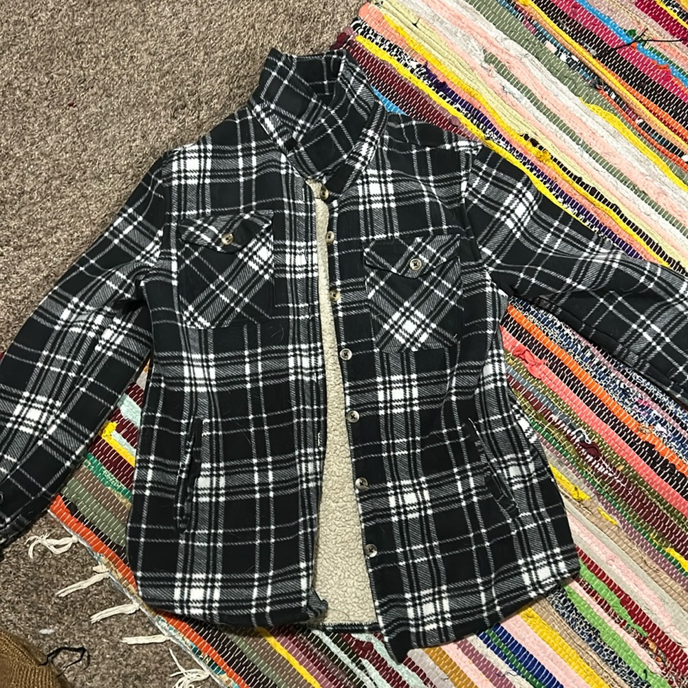 SAGE Collective Plaid Jacket